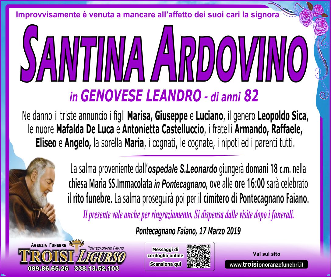 SANTINA ARDOVINO