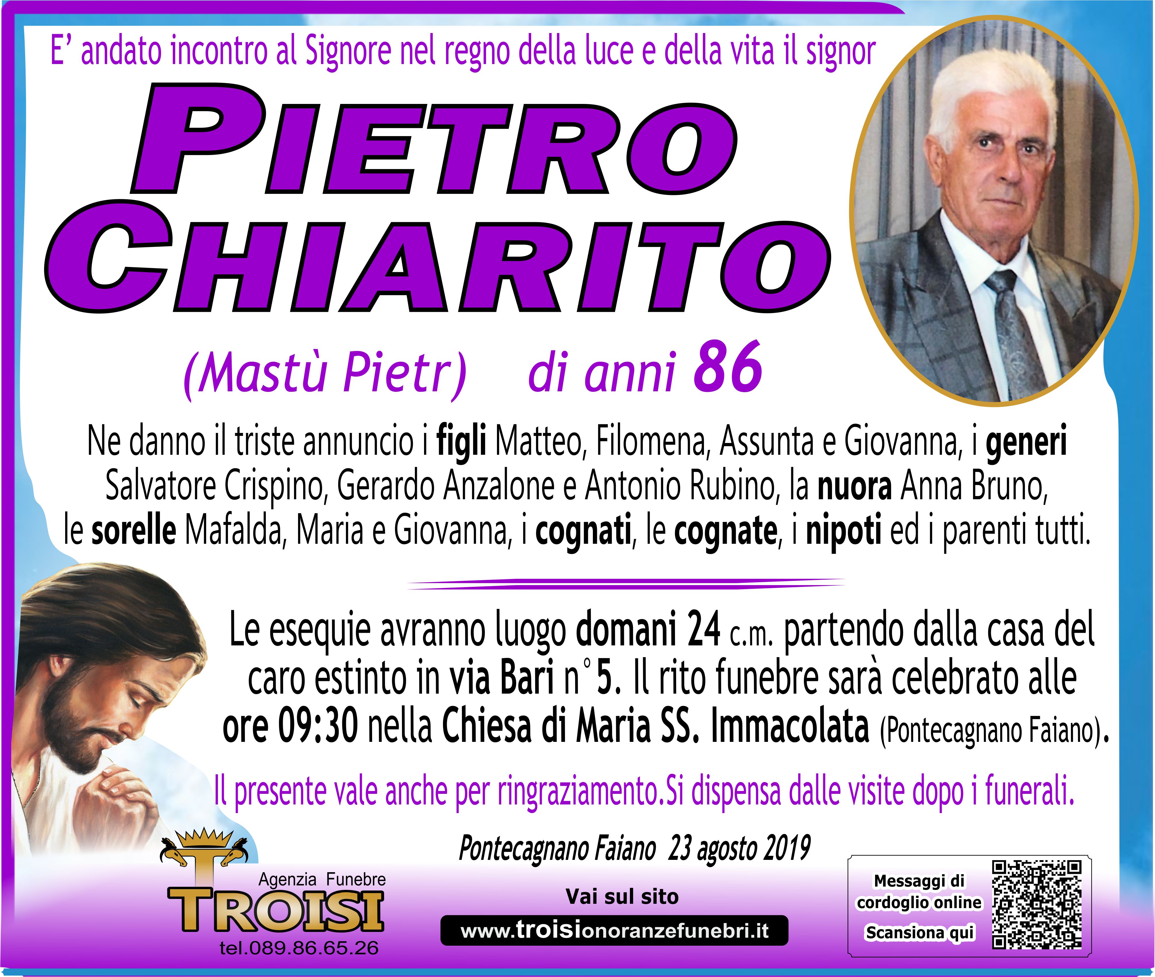 PIETRO CHIARITO