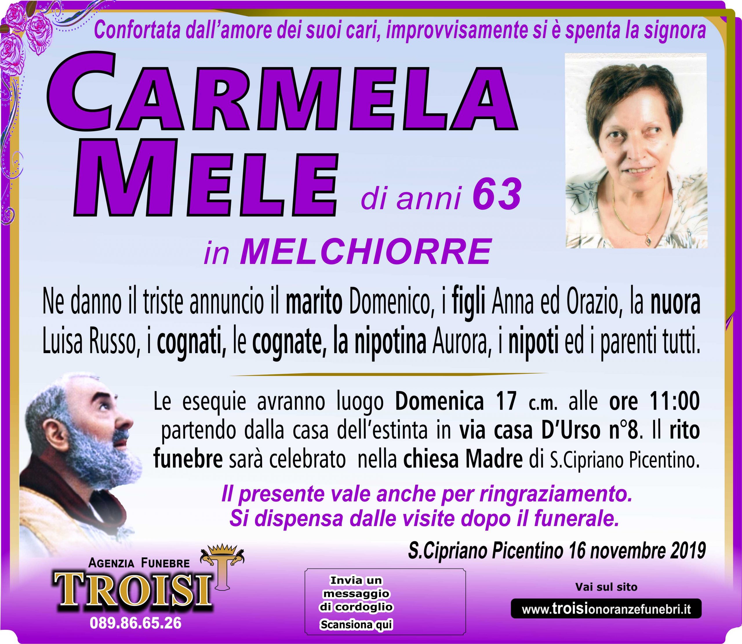 CARMELA MELE