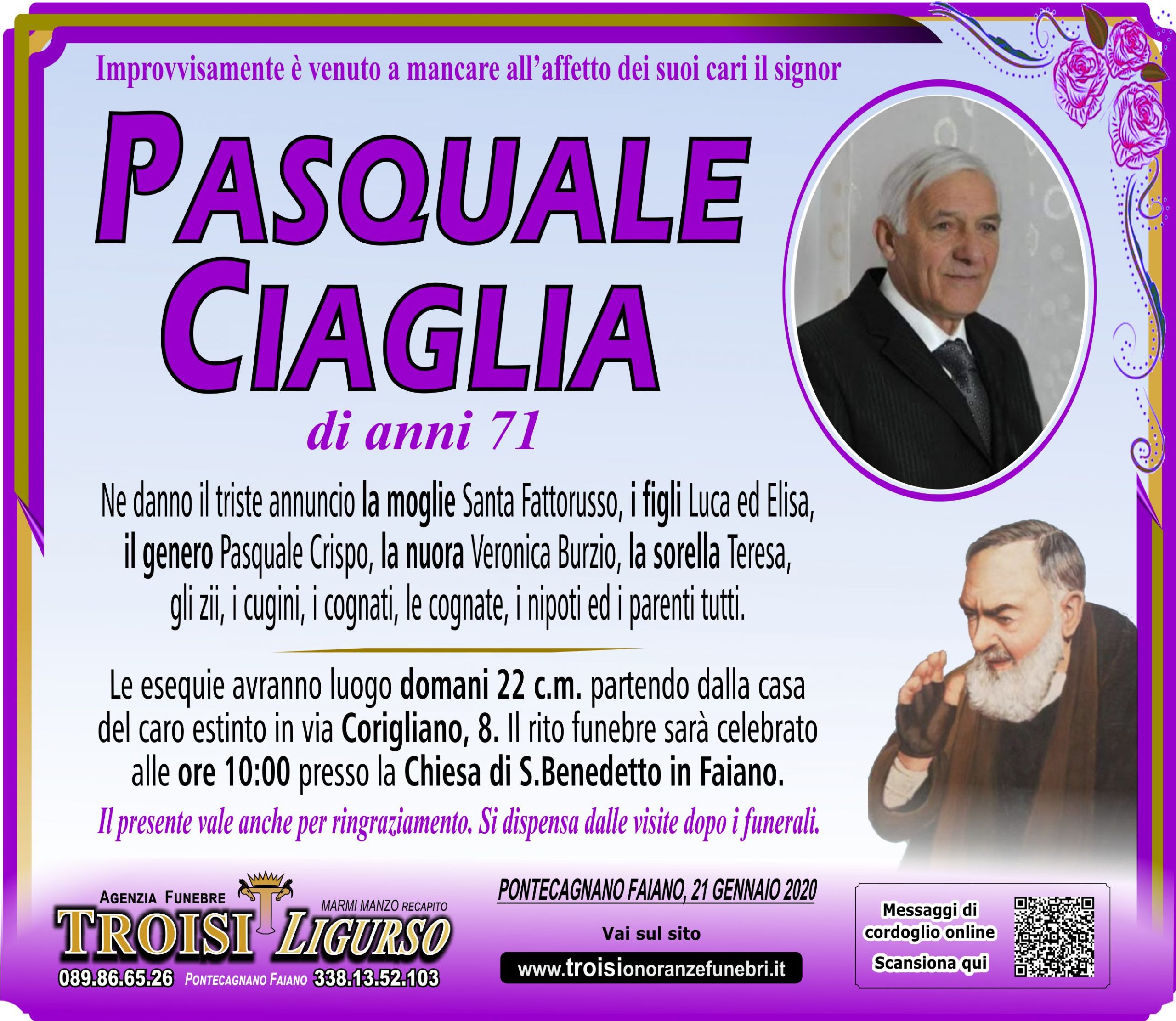 PASQUALE CIAGLIA