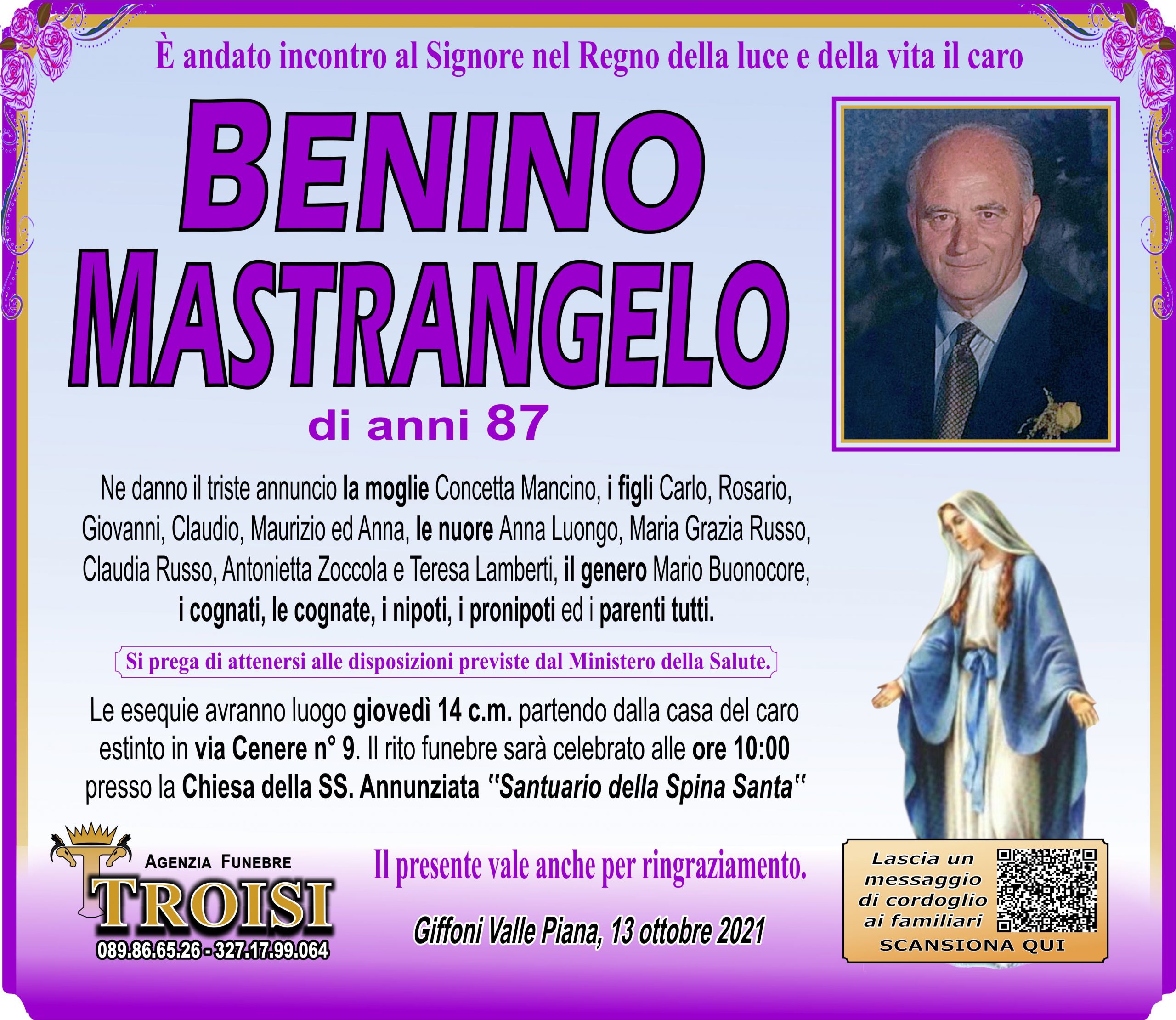 BENINO MASTRANGELO