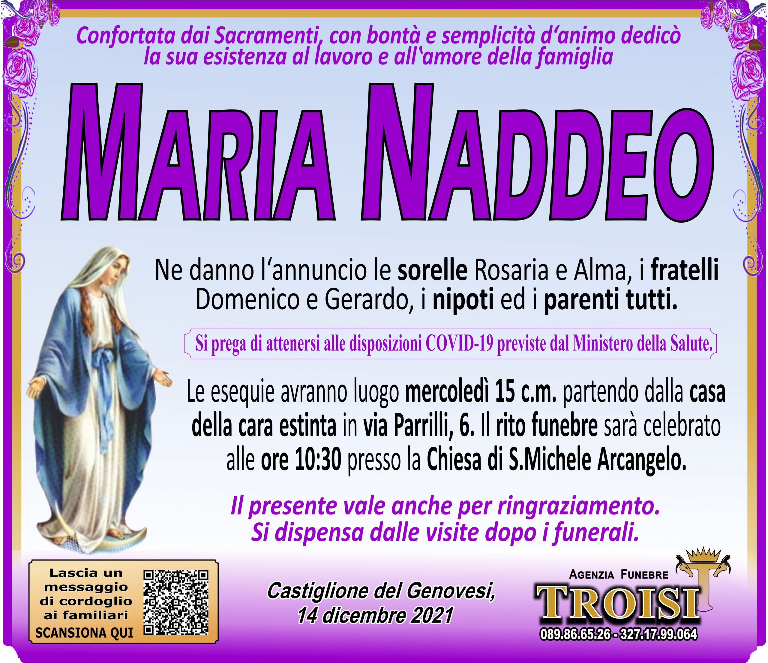 MARIA NADDEO